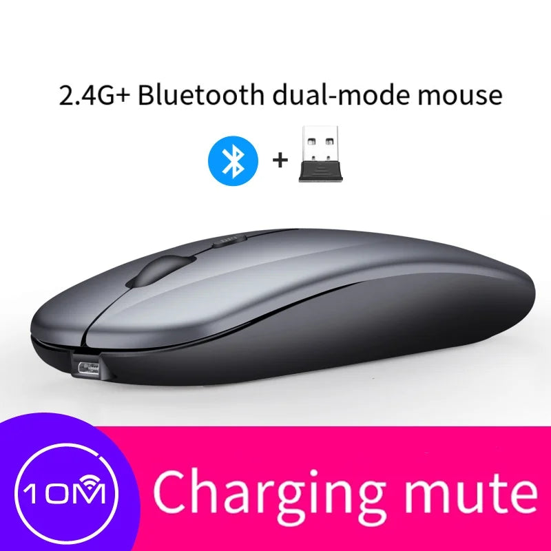 Wireless Gaming Mouse - Bluetooth 5.2 Rechargeable USB Charging, 1600 DPI Portable - ZOOMNSTORE
