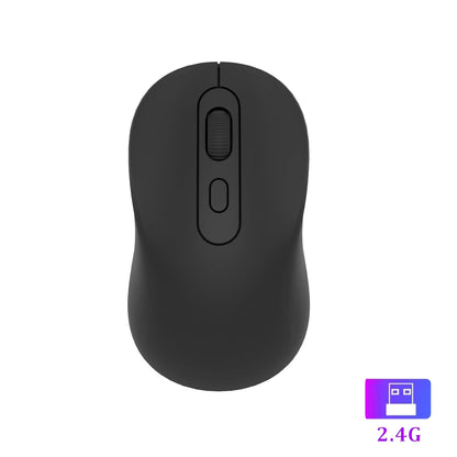 Bluetooth 5.2 Mouse 2.4G Wireless Mouse Rechargeable Dual Mode Gaming Mouse Silent Mouse 1600 DPI Mice For PC Laptop MacBook Pro - ZOOMNSTORE