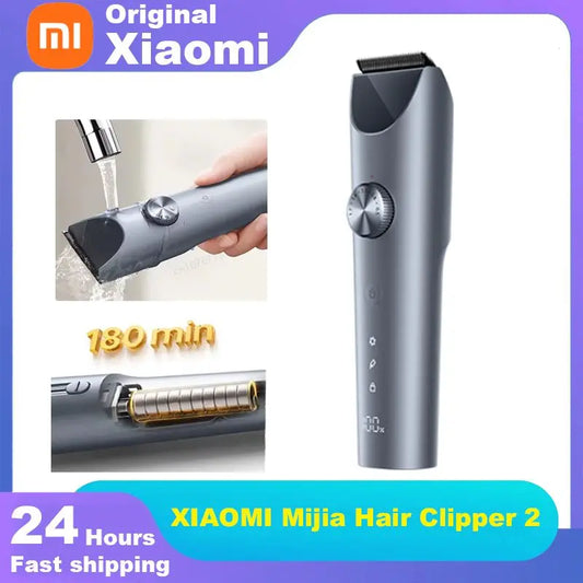 XIAOMI Mijia Hair Clipper 2 - Wireless Electric Trimmer for Men - ZOOMNSTORE
