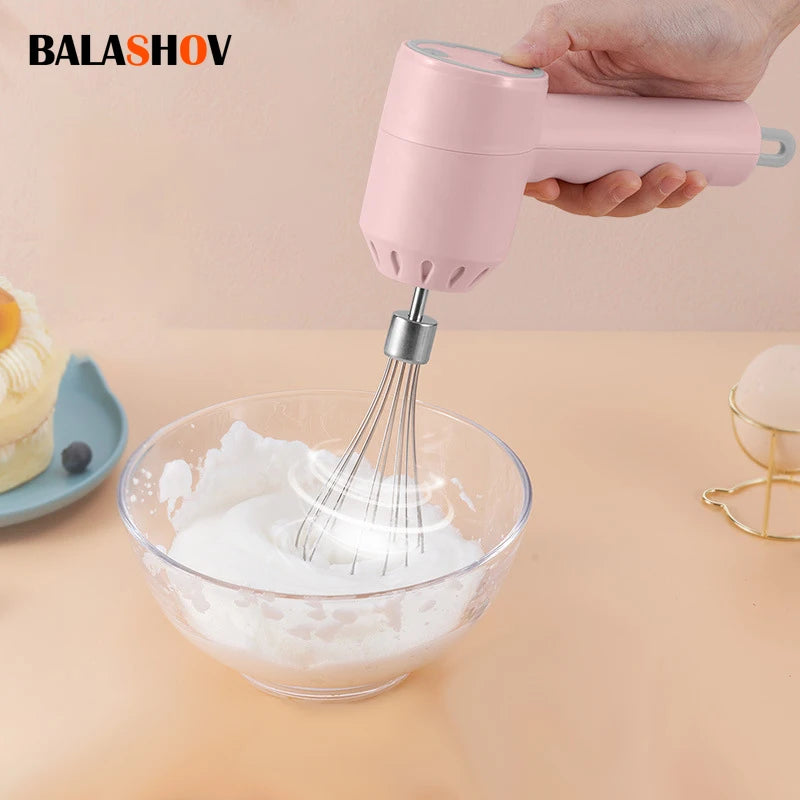 Wireless Hand Blender | Compact Food Blender & Portable Kitchen Mixer With Wire Whip Accessory - ZOOMNSTORE