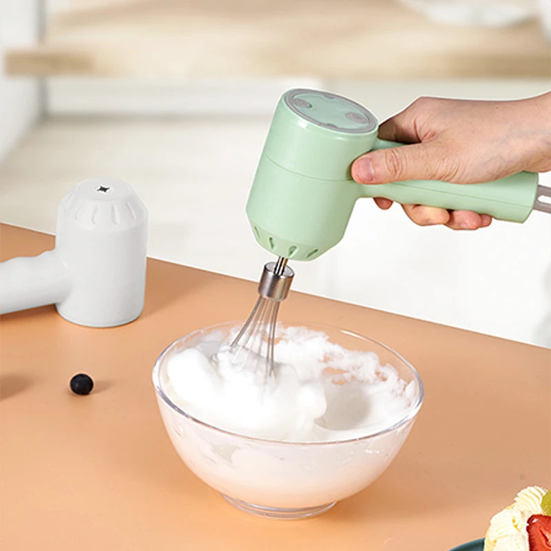 Wireless Hand Blender | Compact Food Blender & Portable Kitchen Mixer With Wire Whip Accessory - ZOOMNSTORE