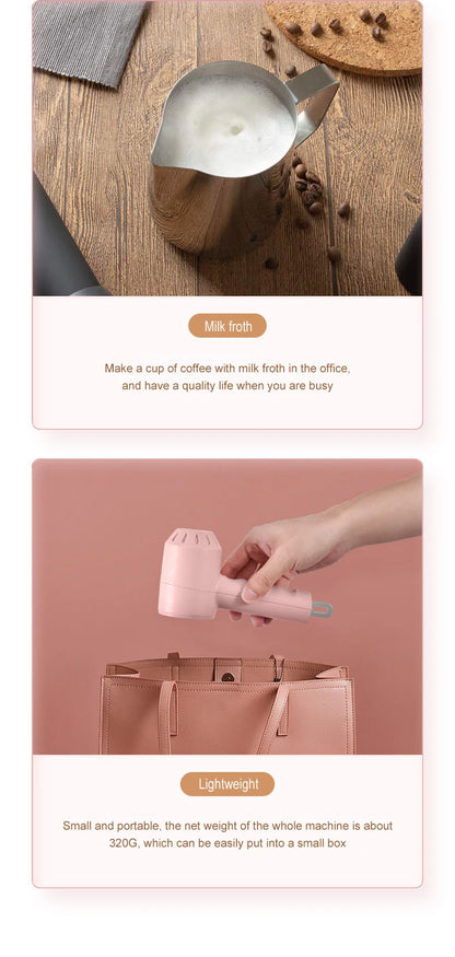 Wireless Hand Blender | Compact Food Blender & Portable Kitchen Mixer With Wire Whip Accessory - ZOOMNSTORE