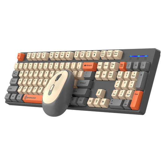 Shipadoo Wireless Keyboard and Mouse Combo Set Gaming Wireless Laptop Desktop Computer Office Accessories Free Wireless Mouse - ZOOMNSTORE