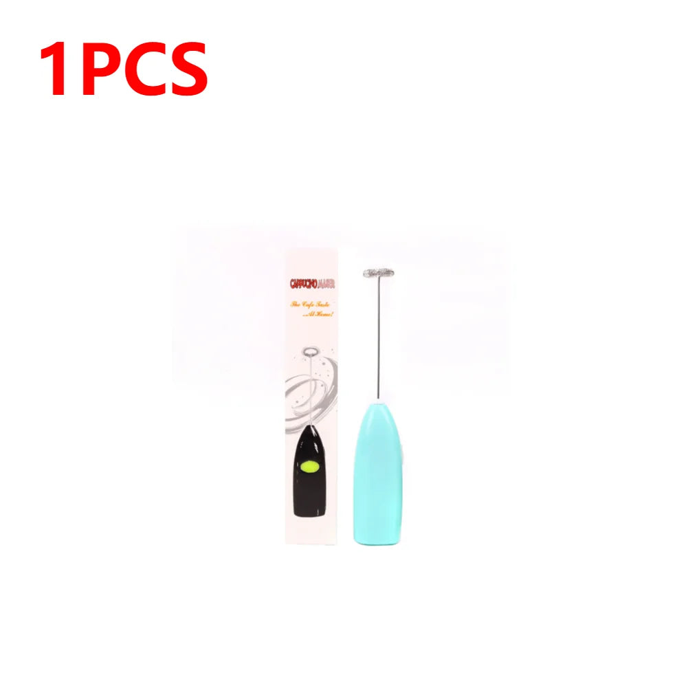 Wireless Milk Frother - Battery Powered Handheld Milk Frother With Stainless Steel Whisk - ZOOMNSTORE