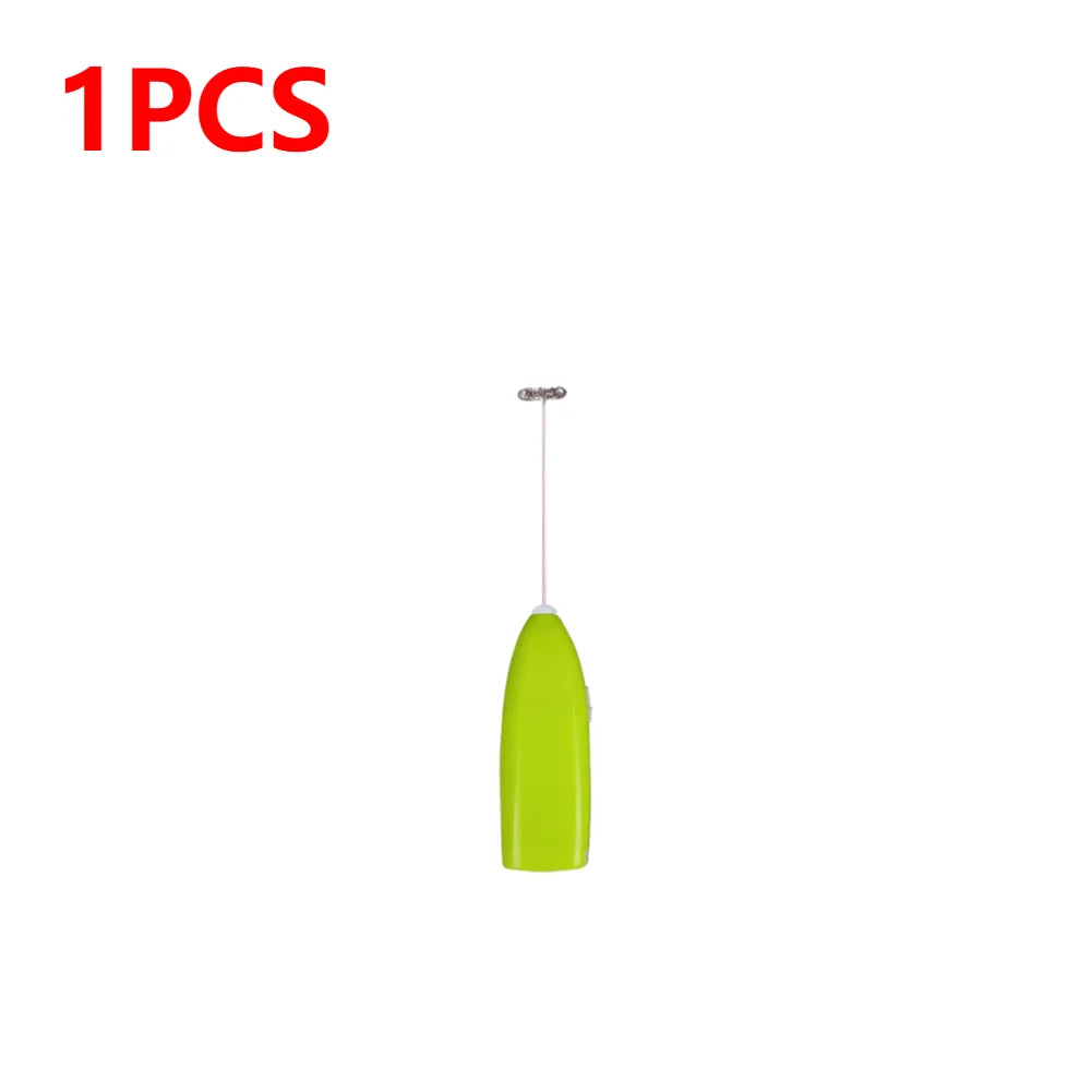 Wireless Milk Frother - Battery Powered Handheld Milk Frother With Stainless Steel Whisk - ZOOMNSTORE