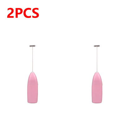 Wireless Milk Frother - Battery Powered Handheld Milk Frother With Stainless Steel Whisk - ZOOMNSTORE