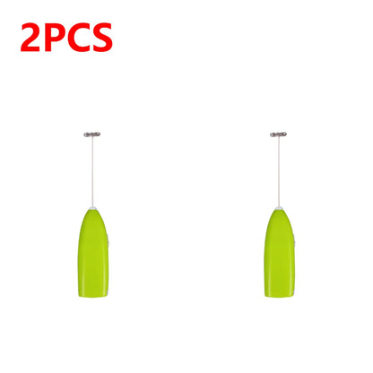 Wireless Milk Frother - Battery Powered Handheld Milk Frother With Stainless Steel Whisk - ZOOMNSTORE