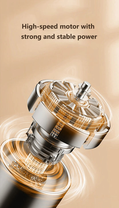 Wireless Milk Frother - Electric Handheld Foam Maker USB Rechargeable 15s Fast Frothing - ZOOMNSTORE