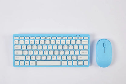 Wireless Mini Keyboard and Mouse Combo - 24G for Laptop PC Mac Smart TV PS4 - ZOOMNSTORE