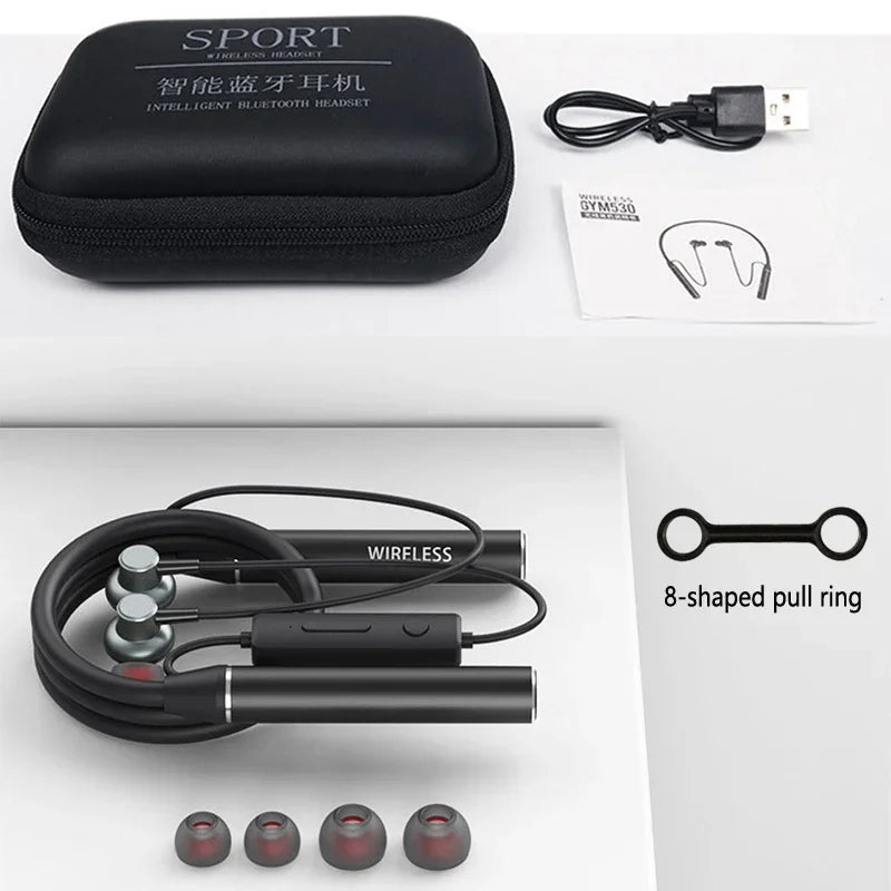 Wireless Neckband Headphones - Bluetooth Earphones With Microphone & Long Battery Life - ZOOMNSTORE