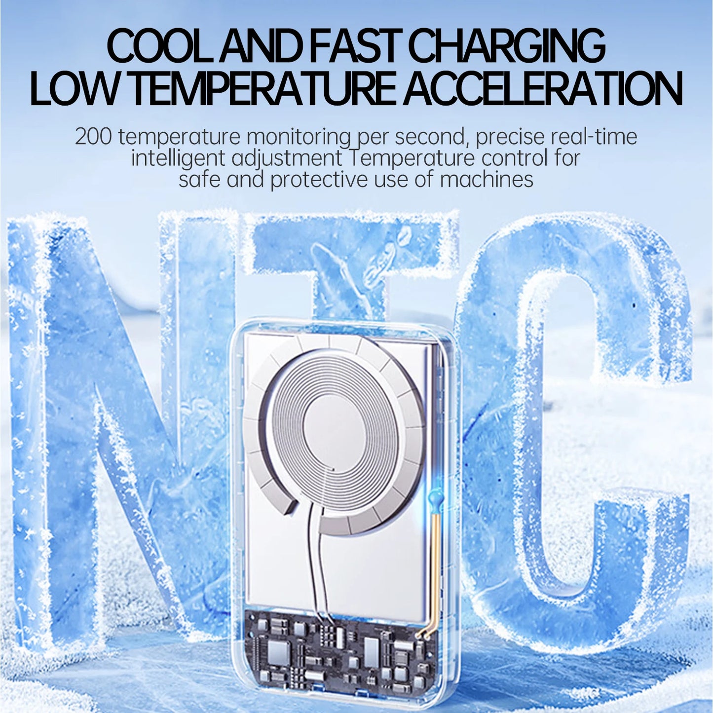 New 10000mAh Thin Magnetic Wireless Power Bank PD20W Fast Charging Portable External Battery for Magsafe For iPhone Samsung - ZOOMNSTORE