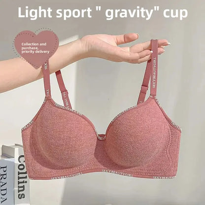 Wireless Push-Up Bra - 6cm Thickened Anti-Slip Seamless Adjustable Straps for Small Chest - ZOOMNSTORE