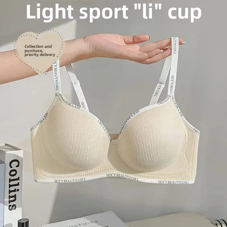 Wireless Push-Up Bra - 6cm Thickened Anti-Slip Seamless Adjustable Straps for Small Chest - ZOOMNSTORE