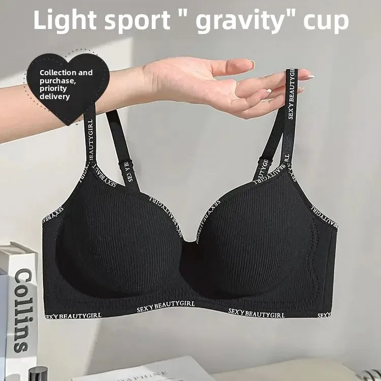 Wireless Push-Up Bra - 6cm Thickened Anti-Slip Seamless Adjustable Straps for Small Chest - ZOOMNSTORE