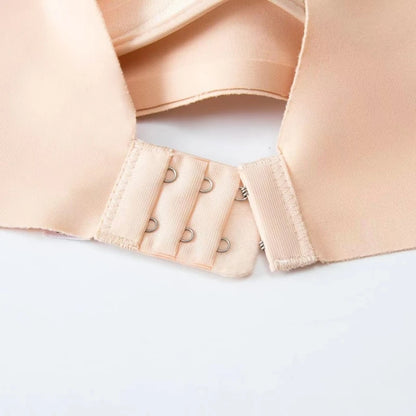 Wireless Push Up Bra Seamless 3/4 Cup Glossy Bralette - Comfortable Japanese Style Lingerie - ZOOMNSTORE