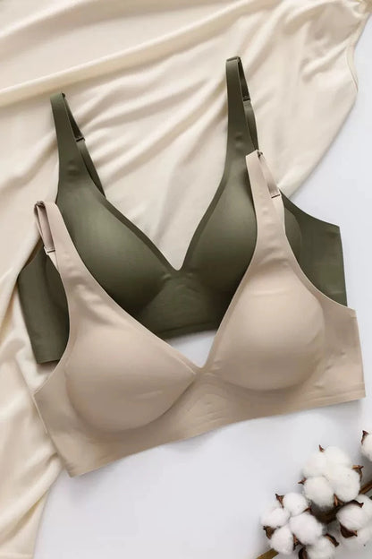 Wireless Push Up Bra - Seamless Jelly Bra With Wire Free Support & Adjustable Straps - ZOOMNSTORE