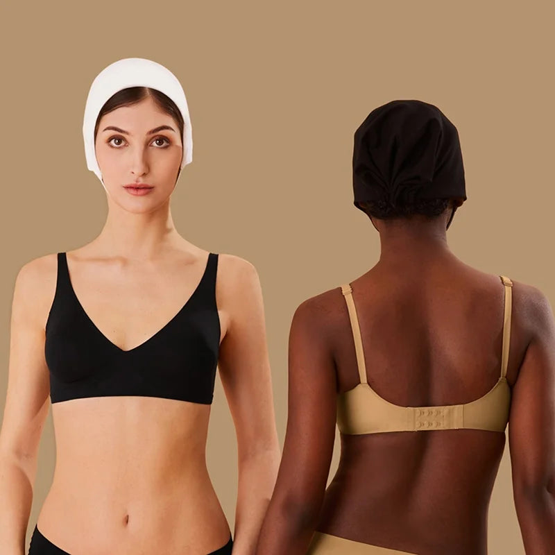 Wireless Push Up Bra - Seamless Jelly Bra With Wire Free Support & Adjustable Straps - ZOOMNSTORE