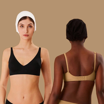 Wireless Push Up Bra - Seamless Jelly Bra With Wire Free Support & Adjustable Straps - ZOOMNSTORE