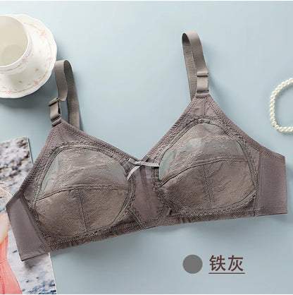 Wireless Push Up Bra - Ultra Thin Lace Bra Women | Large Size Bras, Adjustable Strap Bra - ZOOMNSTORE
