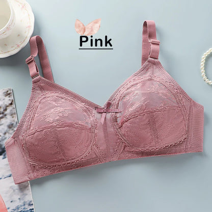 Wireless Push Up Bra - Ultra Thin Lace Bra Women | Large Size Bras, Adjustable Strap Bra - ZOOMNSTORE