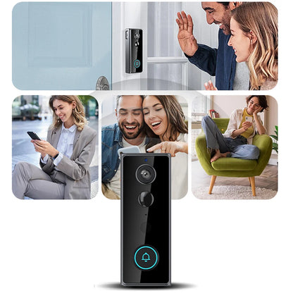Wireless Smart Doorbell - IP65 Waterproof WiFi Video Intercom with PIR Motion Detection - ZOOMNSTORE