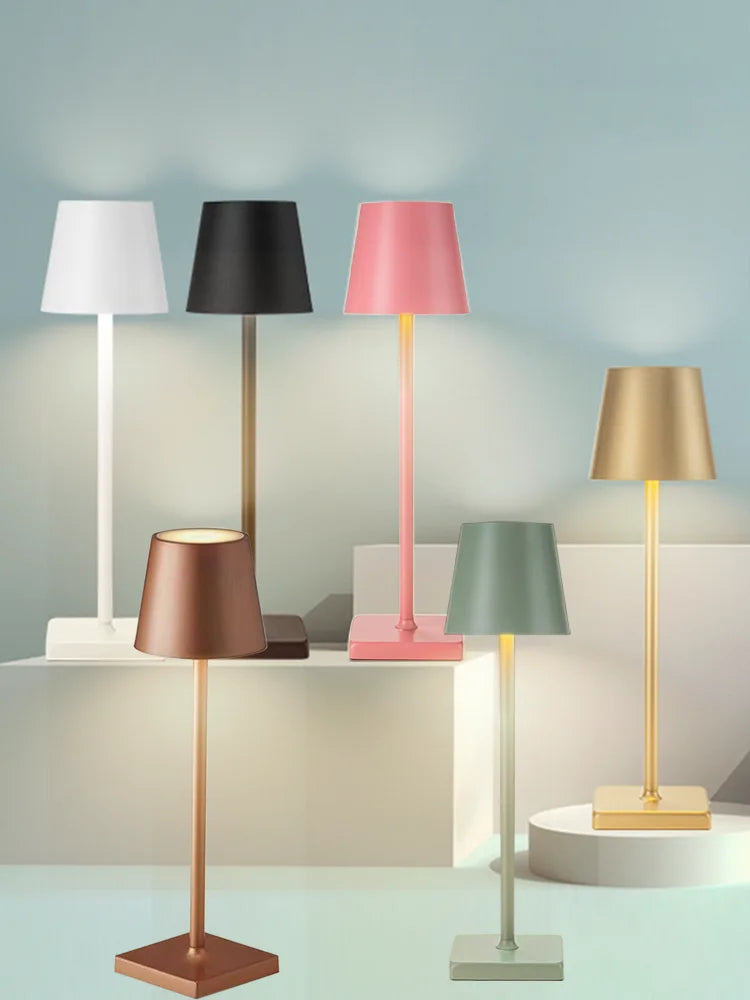 Wireless Touch LED Table Lamp - 3-Level Dimming for Bedroom Dining Room Bar and Desk - ZOOMNSTORE