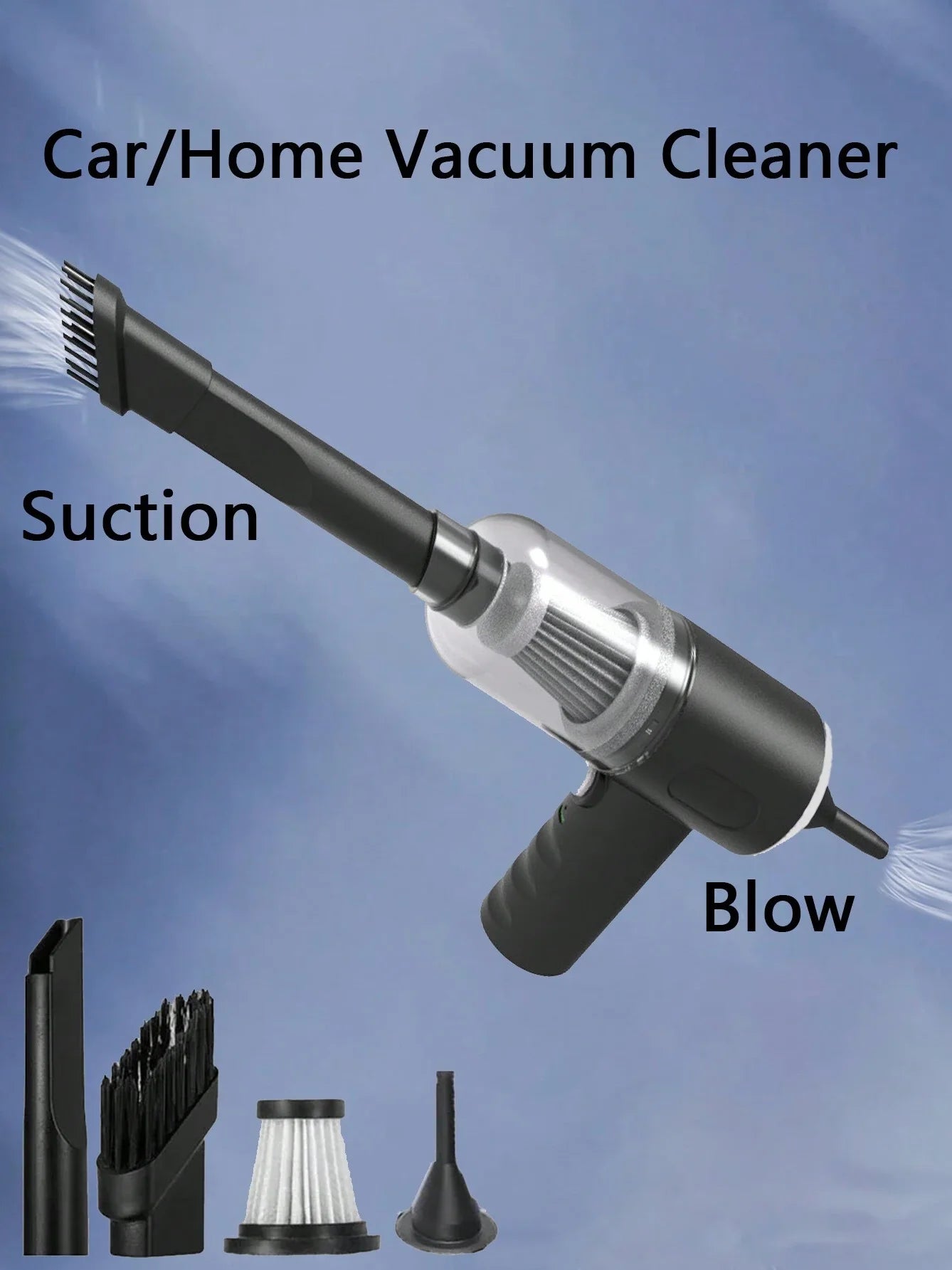 Wireless Vacuum Cleaner - Cordless Handheld Vacuum for Car & Home Cleaning - ZOOMNSTORE