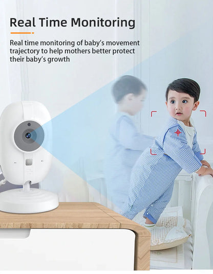Cdycam New 3.5 inch Wireless Video Baby Monitor Night Vision Temperature Monitoring 2 Way Audio Talk Baby Nanny Security Camera - ZOOMNSTORE