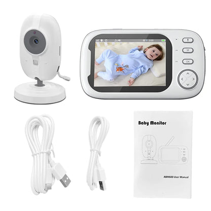 Cdycam New 3.5 inch Wireless Video Baby Monitor Night Vision Temperature Monitoring 2 Way Audio Talk Baby Nanny Security Camera - ZOOMNSTORE