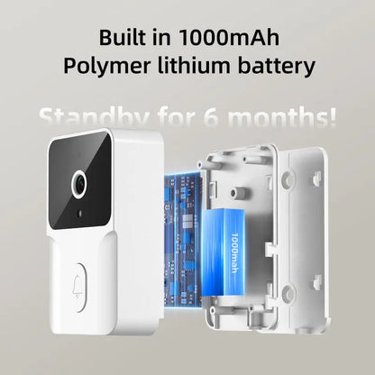 Wireless Video Doorbell - 4.3 Inch Color Display With Infrared Night Vision & Two-Way Intercom - ZOOMNSTORE