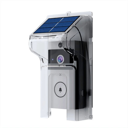 Wireless Video Doorbell - Solar Powered Waterproof Camera with Night Vision & Two-Way Intercom - ZOOMNSTORE