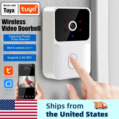 Wireless Video Doorbell With HD Camera - Smart Home Security, Night Vision & Two-Way Audio - ZOOMNSTORE