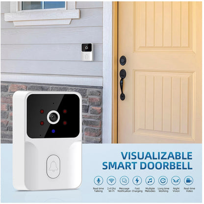 Wireless Video Doorbell With HD Camera - Smart Home Security, Night Vision & Two-Way Audio - ZOOMNSTORE