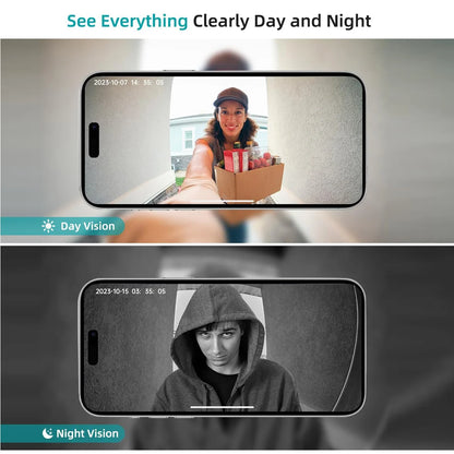 Wireless Video Doorbell With HD Camera - Smart Home Security, Night Vision & Two-Way Audio - ZOOMNSTORE