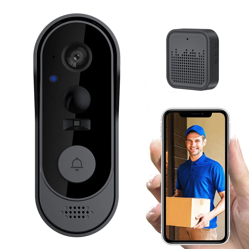 Wireless Video Doorbell - HD Video Intercom, Waterproof Outdoor Security Camera - ZOOMNSTORE