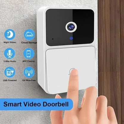 Wireless Video Doorbell - WiFi Doorbell With Night Vision & Two Way Audio - ZOOMNSTORE
