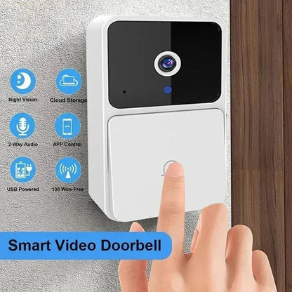 Wireless Video Doorbell - WiFi Doorbell With Night Vision & Two Way Audio - ZOOMNSTORE