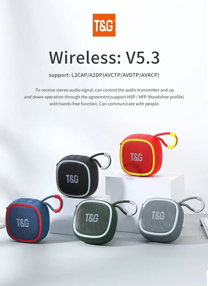 Wireless Waterproof Bluetooth Speaker - Powerful Portable Mini Bluetooth 5.3 Speaker - ZOOMNSTORE