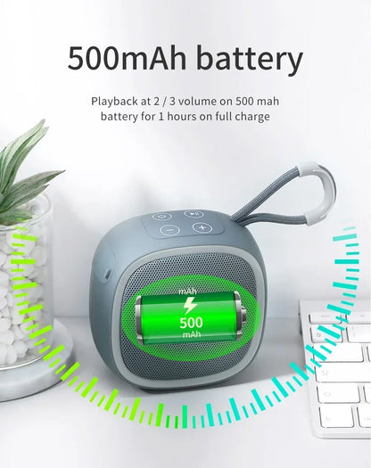Wireless Waterproof Bluetooth Speaker - Powerful Portable Mini Bluetooth 5.3 Speaker - ZOOMNSTORE
