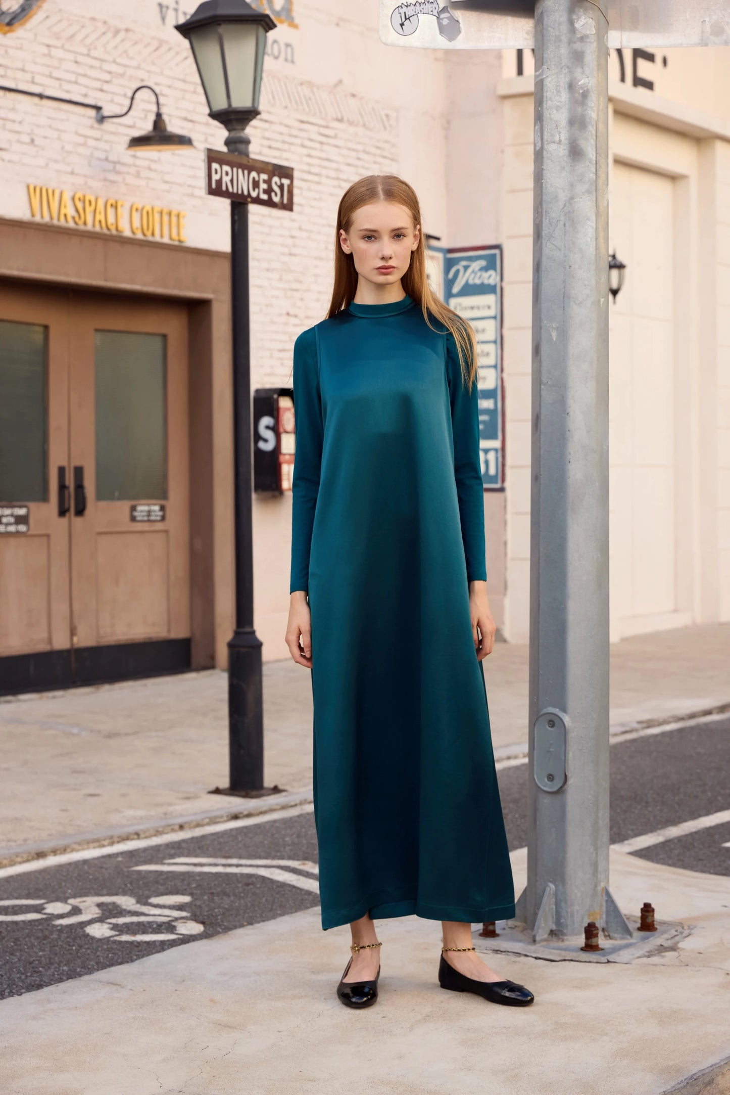 Womens Autumn Winter Maxi Dress  Modal Shirt Set - High Quality Lurex Cardigan - ZOOMNSTORE