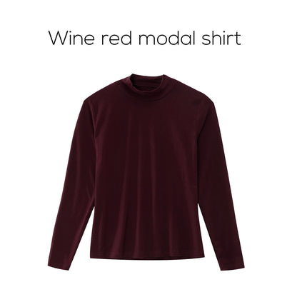 Womens Autumn Winter Maxi Dress  Modal Shirt Set - High Quality Lurex Cardigan - ZOOMNSTORE