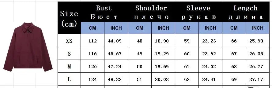 Retro Zipper Bomber Jacket for Women - Fall Loose Outerwear - ZOOMNSTORE