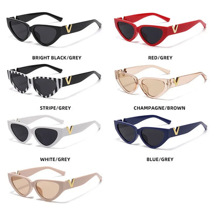 Luxury Cat Eye Sunglasses - Fashionable UV400 Womens Eyewear - ZOOMNSTORE