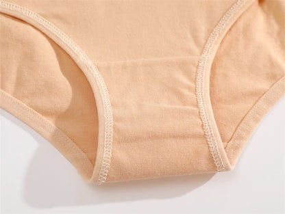 Women Cotton Briefs - Soft Breathable Low-Rise Panties 3Pcs Cotton Underwear Set - ZOOMNSTORE