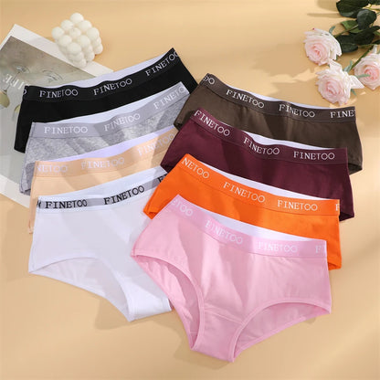 Women Cotton Briefs - Soft Breathable Low-Rise Panties 3Pcs Cotton Underwear Set - ZOOMNSTORE