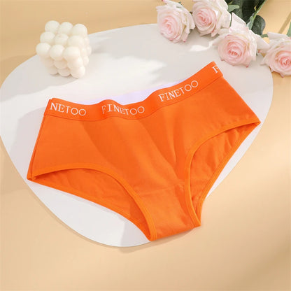 Women Cotton Briefs - Soft Breathable Low-Rise Panties 3Pcs Cotton Underwear Set - ZOOMNSTORE