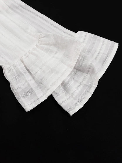 Marthaqiqiq Casual Women Nightgown 2 Piece Suit Long Sleeve Nightwear Turn-Down Collar Sleepwear Pants Loose Home Clothes Ladies - ZOOMNSTORE