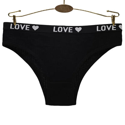 Women Cotton Panties - 6 Pack Ribbed Cotton Underwear Set | Comfortable Low Waist Briefs - ZOOMNSTORE