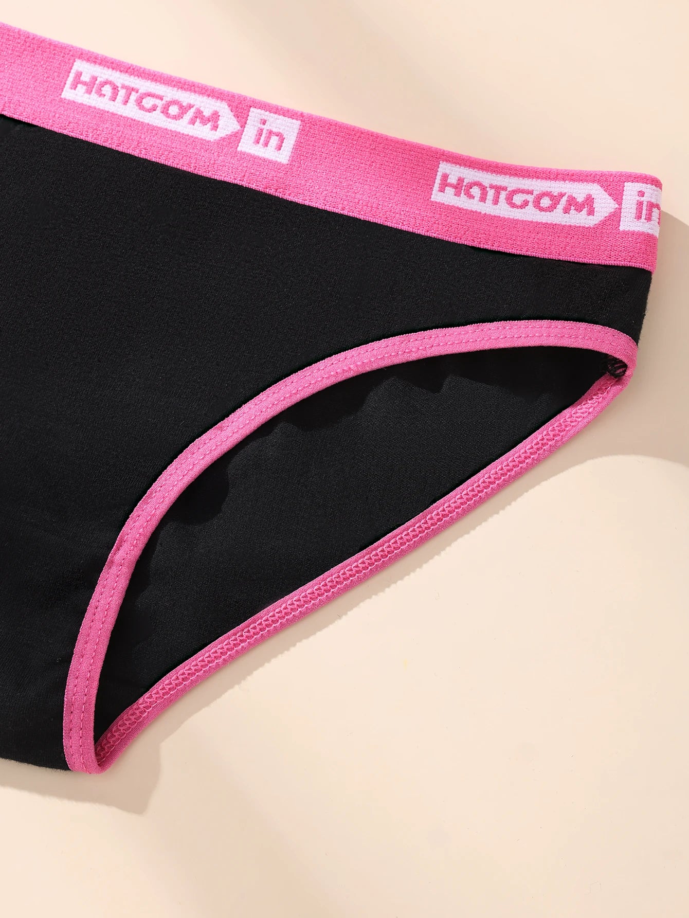 Women Cotton Panties - 6Pcs Breathable Low-Rise Underwear Set | Soft Stretch Black Briefs - ZOOMNSTORE