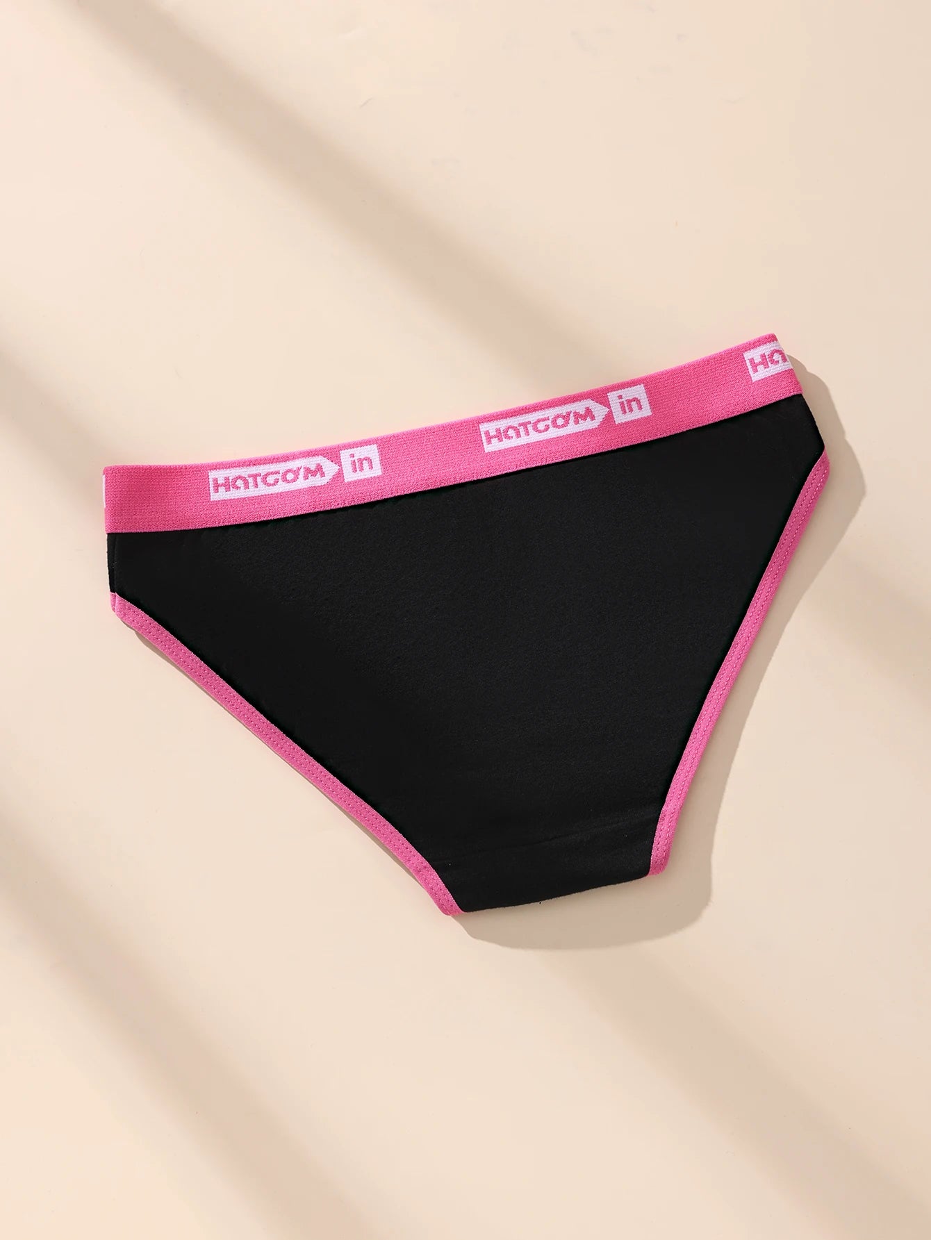Women Cotton Panties - 6Pcs Breathable Low-Rise Underwear Set | Soft Stretch Black Briefs - ZOOMNSTORE
